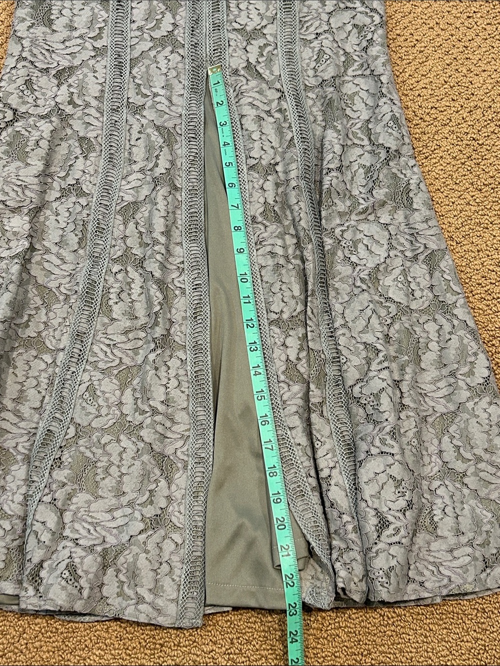 Baltic Born Monroe Sage Lace Dress size Medium Wedding Bridesmaid Formal Green - Picture 17 of 17